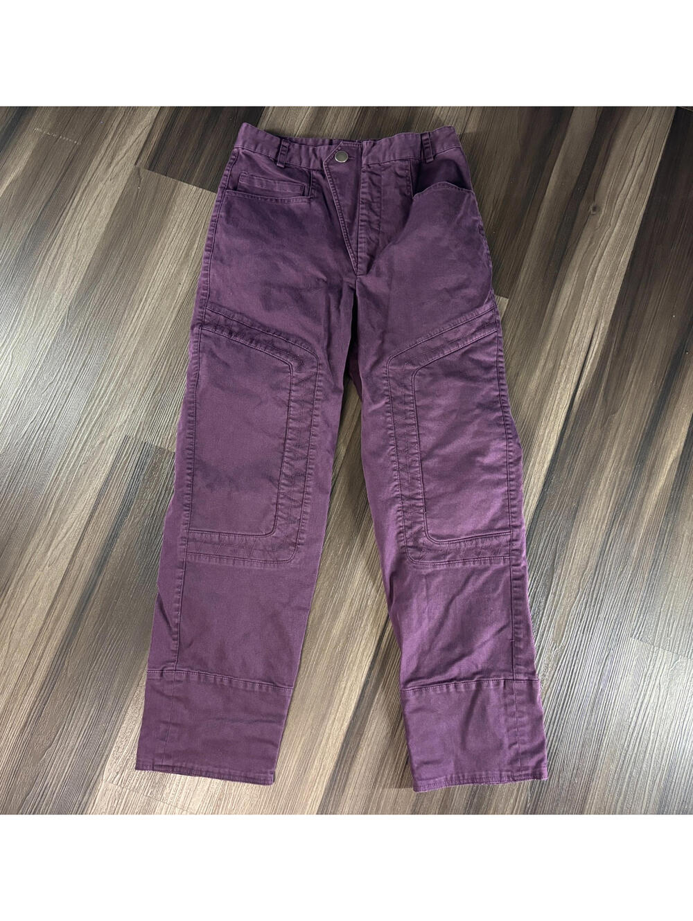 Sea New York Kali Quilted Ankle Pants Purple Women's Size 4